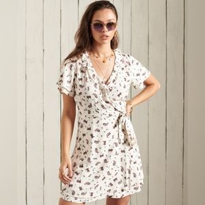 New summer wrap dress tag removed